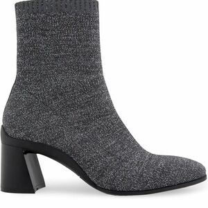 AEROSOLES Cezarina Heeled Boots in Gunmetal Grey